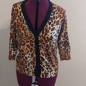 Leopard cardigan